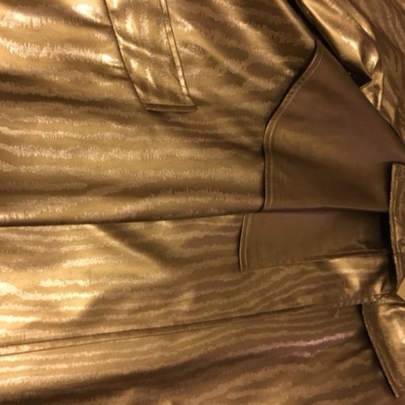 STUNNING Vintage Gold Embellished Trapeze Swing Coat, M - Picture 4 of 11